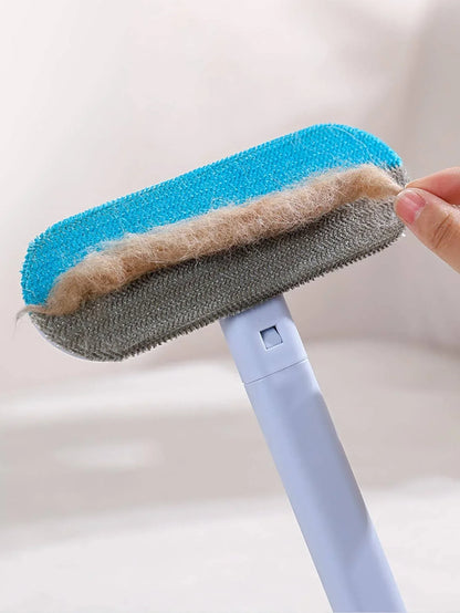 Pet Hair Removal Set Tool Reusable Static Removal Gloves Double-Sided Grooming Gloves Remove Dog Cat Fur Hair for Carpets Sofa