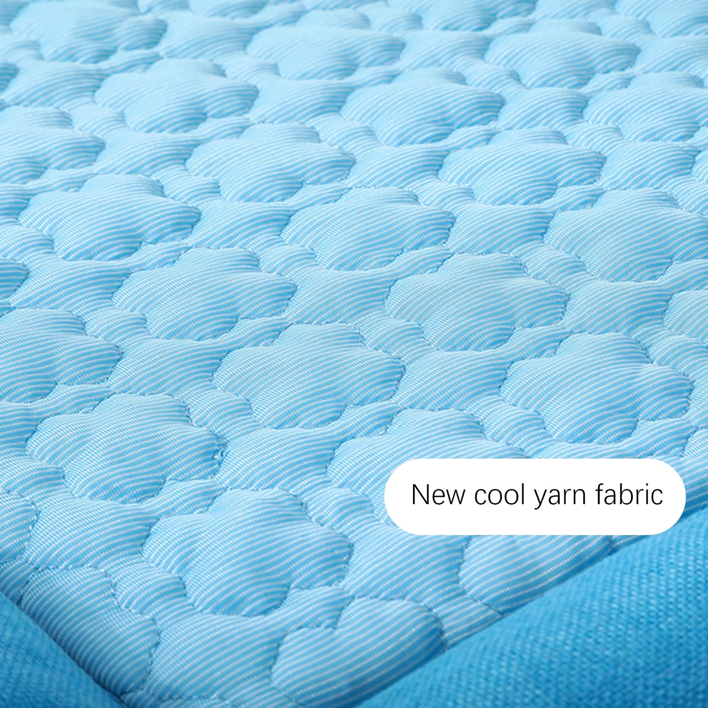 Pet Cooling Mat for Dogs Cat Breathable Sleeping Mat Pet Cushion Washable Self-Cooling Dog Pad for Small Medium Pets