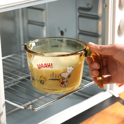 Snoopy Multi-Layer Stainless Steel Lunch Box Tinted Glass Food Portable Thermal Lunchbox Picnic Office Kids Workers School Bento