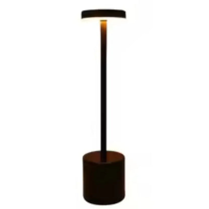 Led Touch Table Lamp Rechargeable Retro Bedside Touch Eye Portable for Bar Restaurant Tri Color Dimming Eye Protection Desk Lamp