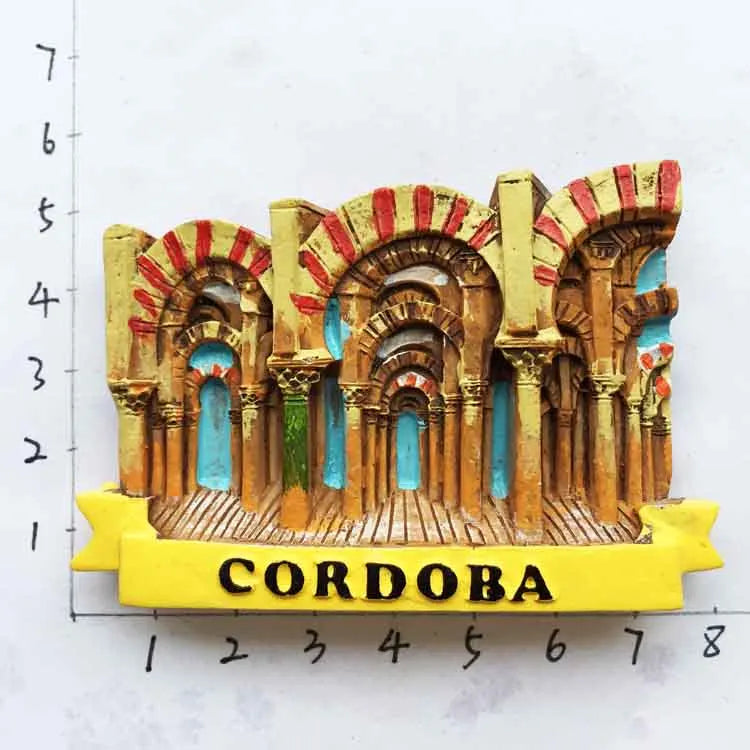 Europe Spain 3D Refrigerator Magnet Tourist Souvenirs Stickers,Home & Kitchen Decoration Fridge Magnet Message Sticker